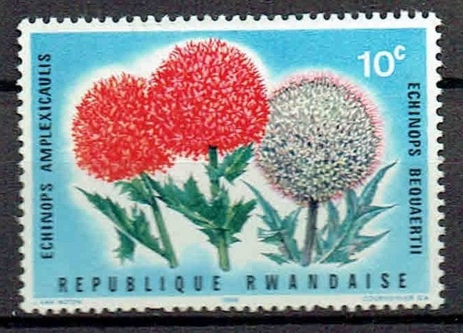 Rwanda 1966 Bloemen, Verzenden, Postfris, Dier of Natuur