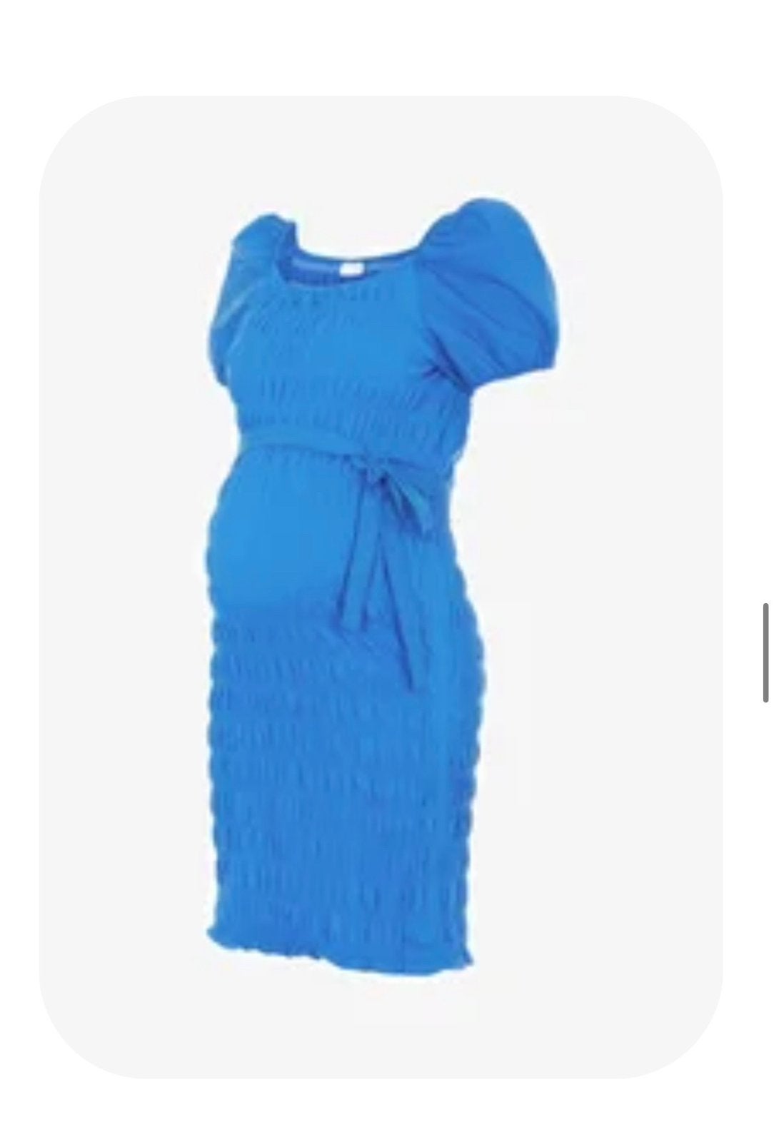 Zwangerschap jurk, Ophalen of Verzenden, Zo goed als nieuw, Blauw, Jurk