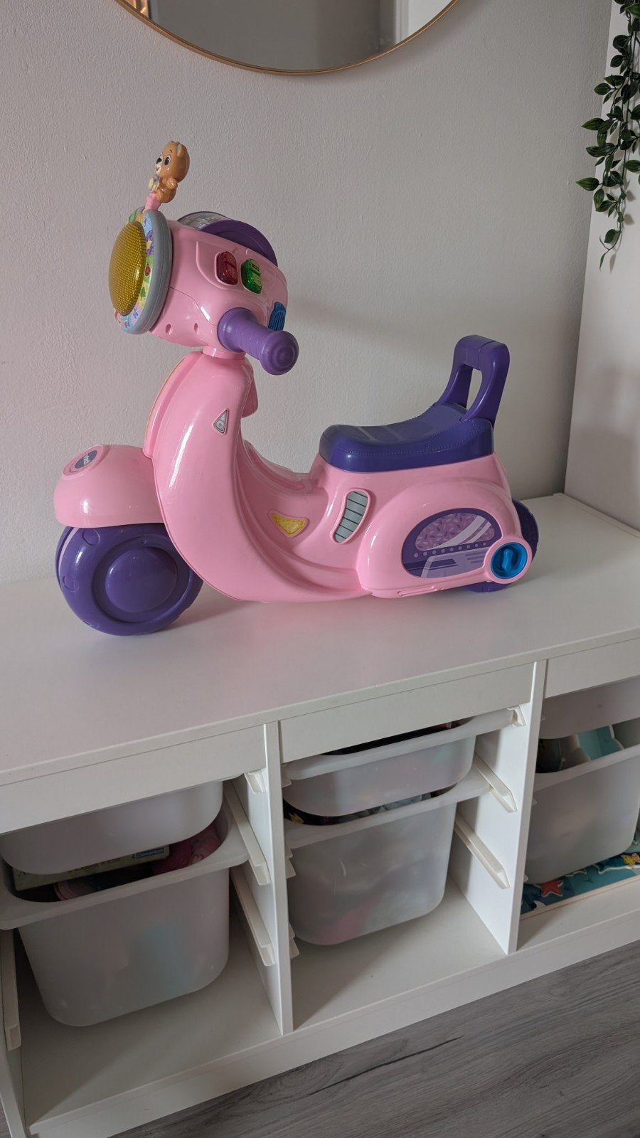 VTech Roze Loopscooter - Zo goed als nieuw, Kinderen en Baby's, Ophalen, Zo goed als nieuw, Overige typen