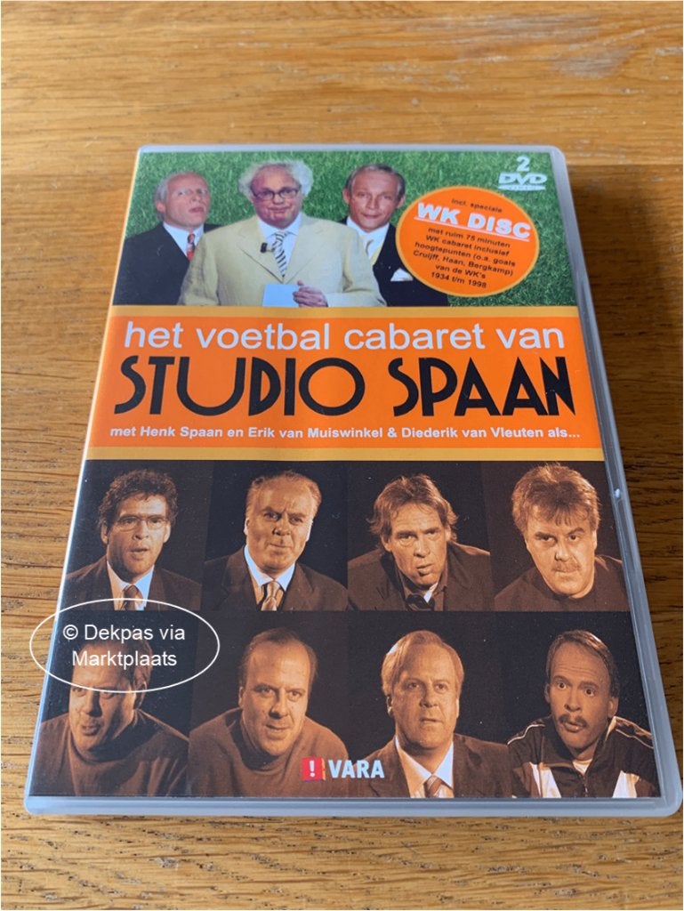 Dvd's Studio Spaan - Het Voetbal Cabaret van Studio Spaan, Alle leeftijden, Ophalen of Verzenden, Gebruikt, Stand-up of Theatershow