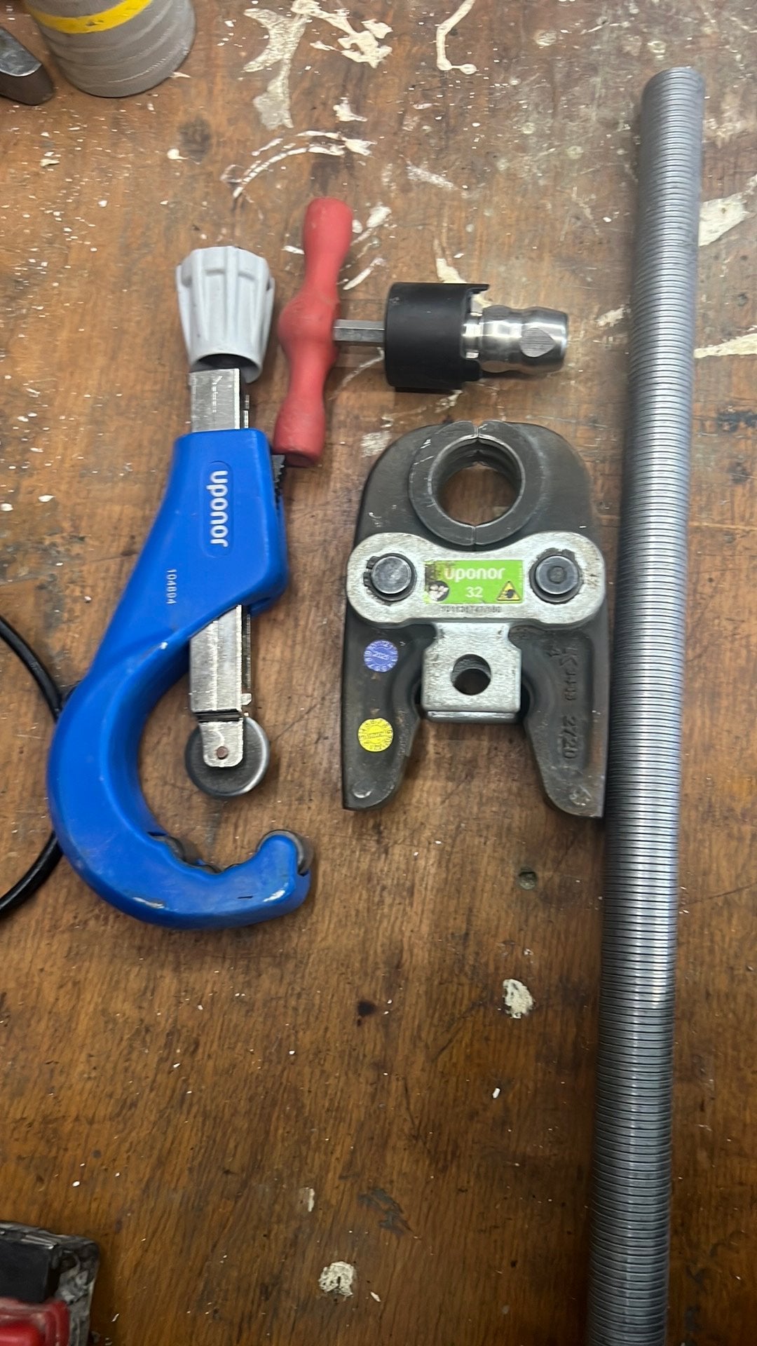 Persbek uponor u32 mm set, Ophalen of Verzenden