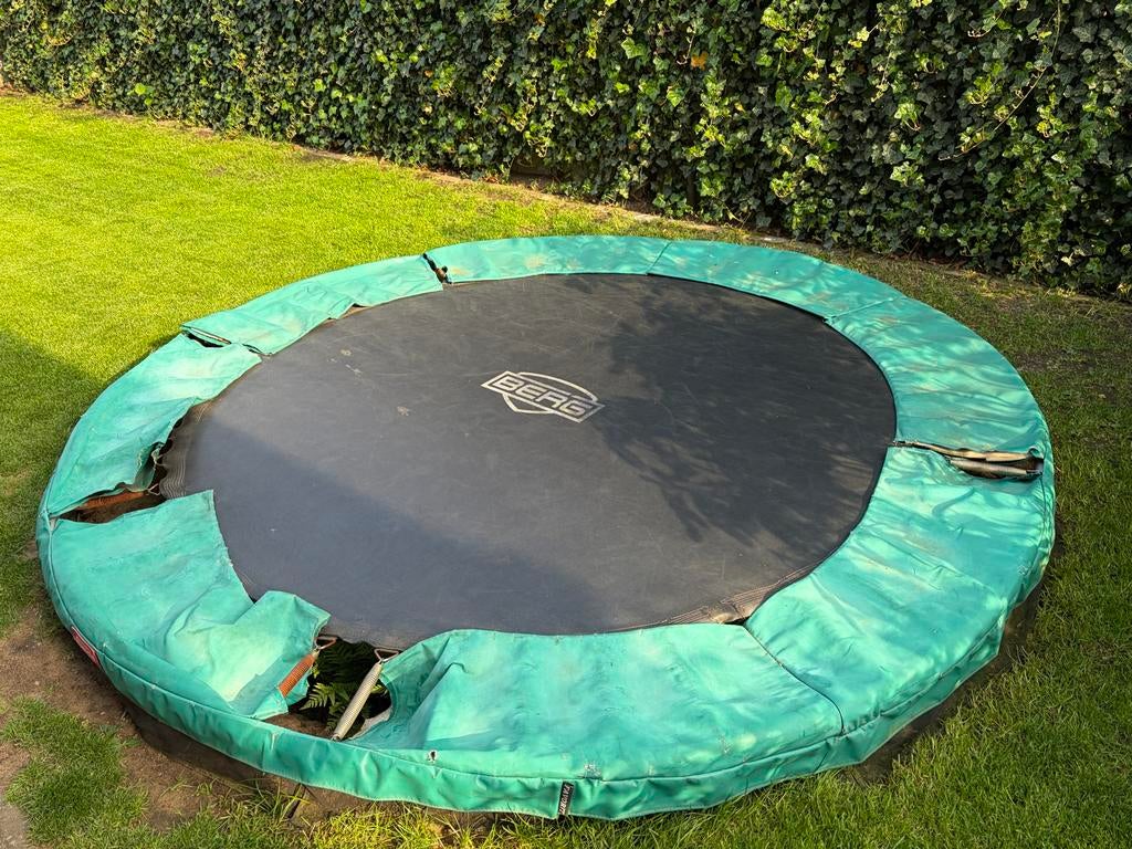 BERG Inground Trampoline, Ophalen, Gebruikt