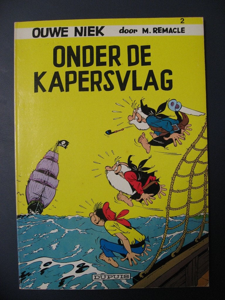 Ouwe Niek. Nr 2. Onder de kapersvlag. 1982, Eén stripboek, Ophalen of Verzenden, Gelezen