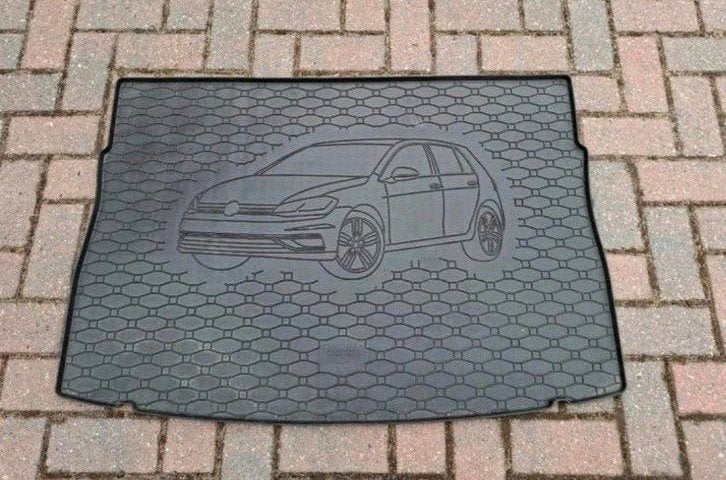 Rubberen kofferbakmat VW Golf 7 Hatchback (2016) zsm ophalen, Auto diversen, Kofferbakmatten, Ophalen of Verzenden, Zo goed als nieuw