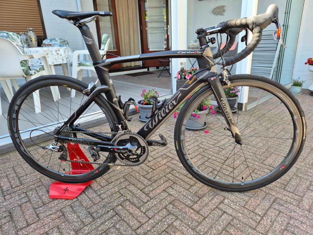Racefiets Wilier Cento1Air, Carbon, Zo goed als nieuw, Meer dan 20 versnellingen, 53 tot 57 cm