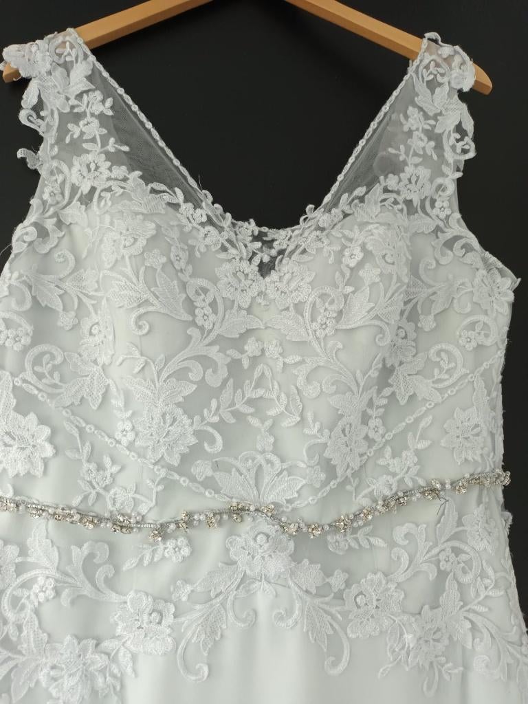 Bruidsjurk maat 44, Kleding | Dames, Trouwkleding en Trouwaccessoires, Ophalen of Verzenden, Zo goed als nieuw, Wit, Trouwjurk