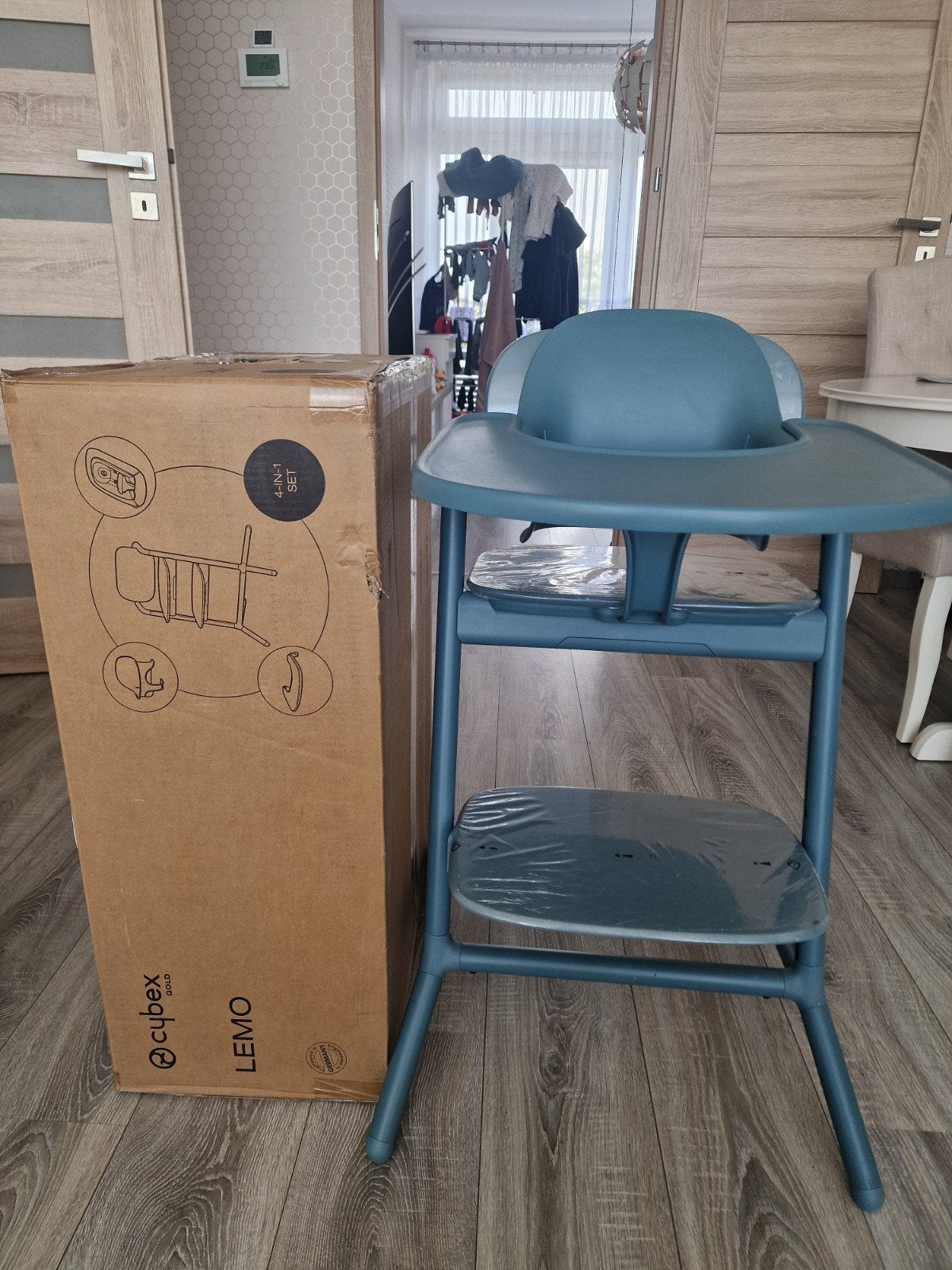 Cybex lemo gold 4 in 1 set stone blue. Zo goed als nieuw!, Ophalen of Verzenden, Zo goed als nieuw, Meegroeistoel