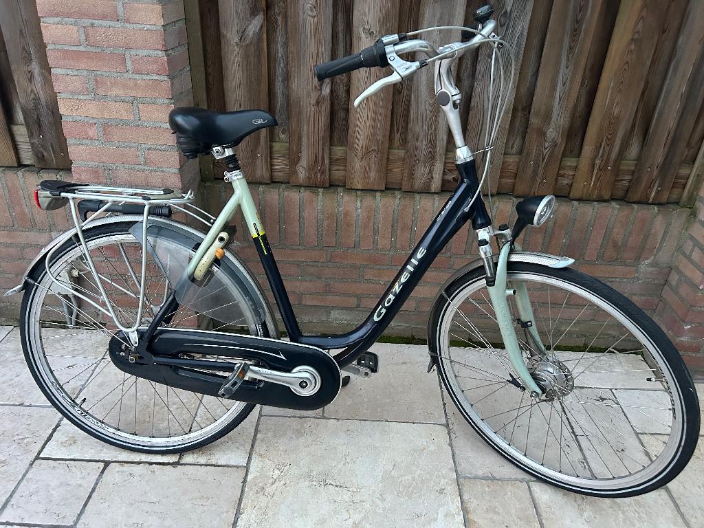 Gazelle damesfiets, Ophalen, 53 tot 56 cm, Versnellingen, Zo goed als nieuw