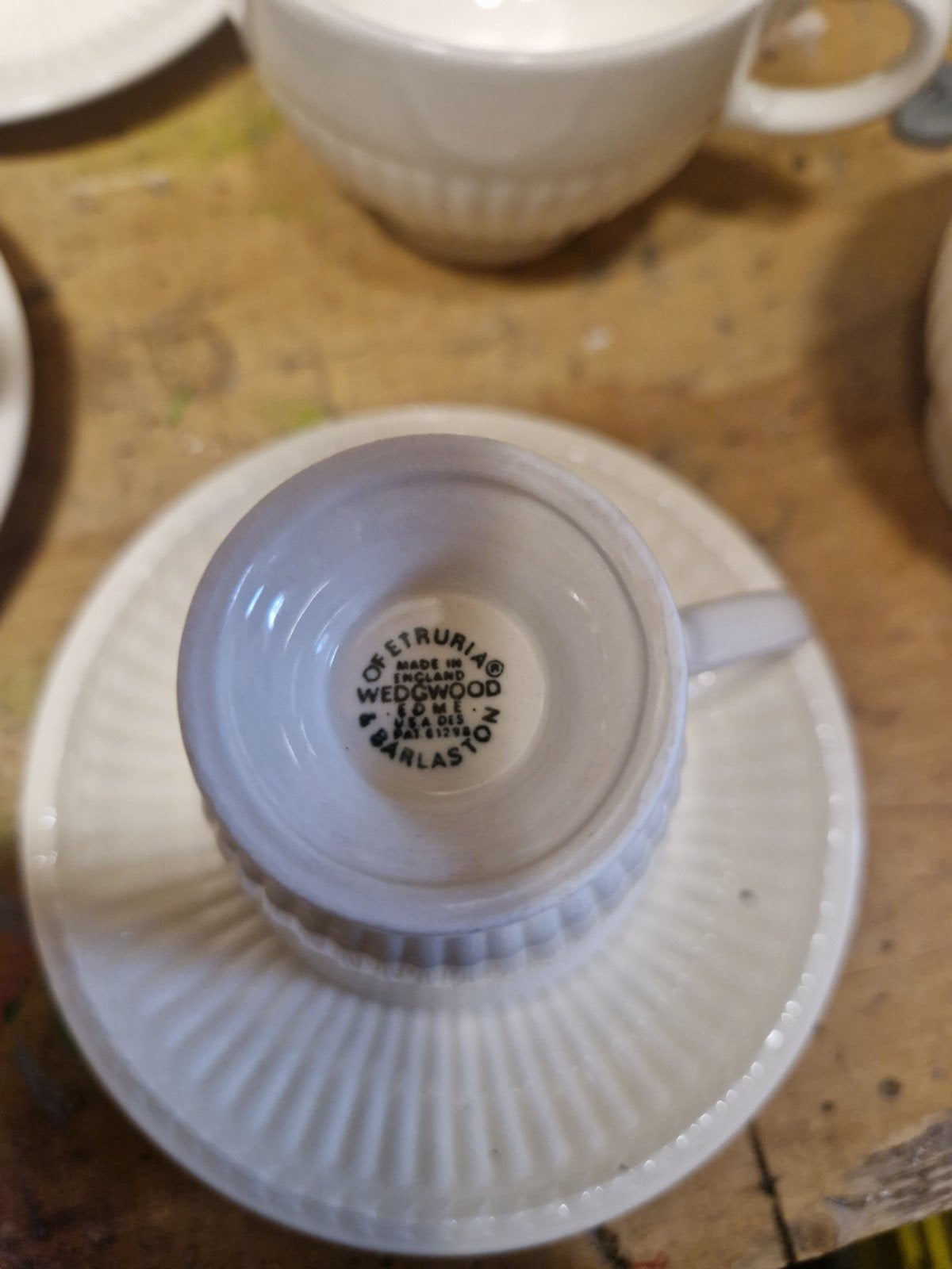 Wedgwood Etruria Barlaston kop en schotel set, Ophalen of Verzenden