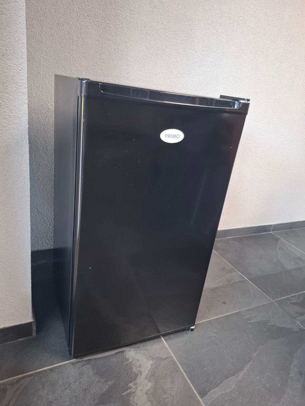 Compacte Primo Koelkast Zwart, Ophalen of Verzenden, 45 tot 60 cm, Zonder vriesvak, Gebruikt