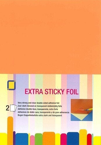 JeJe extra sticky dubbelzijdig klevend folie 2 x A4 vellen, ., Overige typen, Nieuw, Ophalen of Verzenden