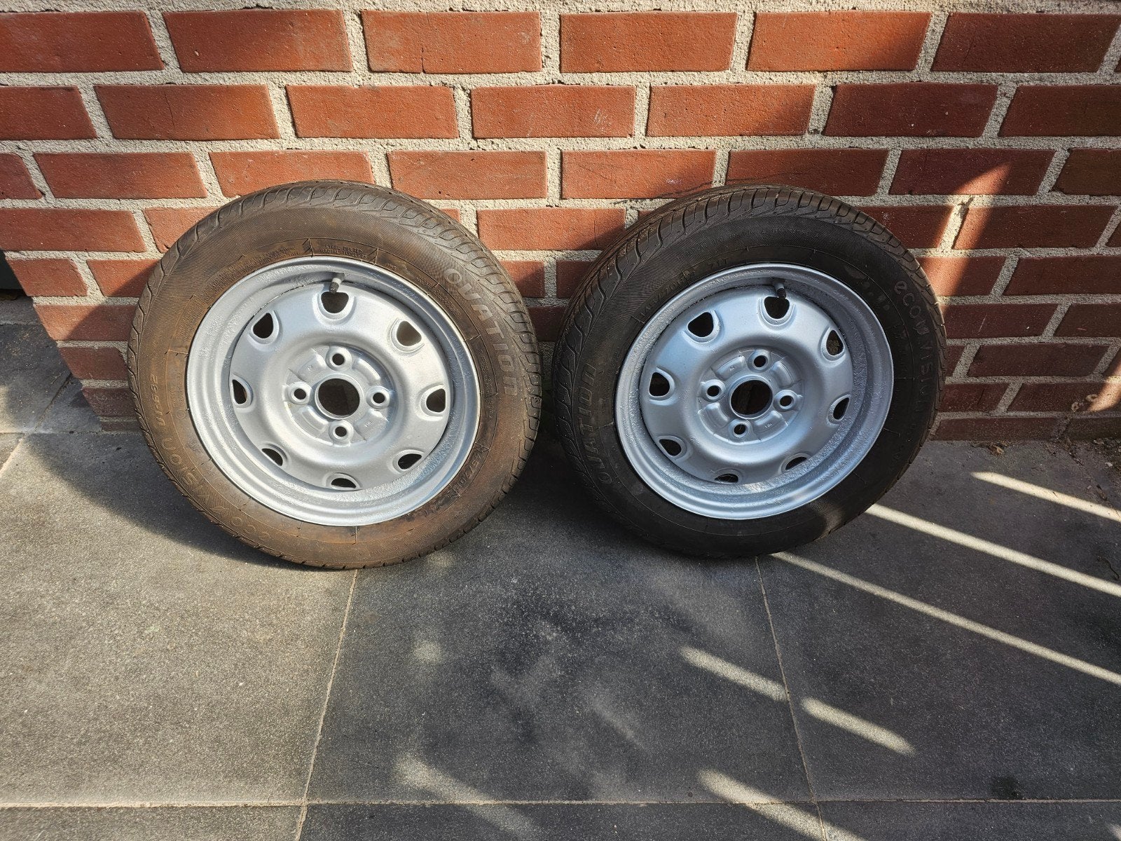 2-Stuks Aanhanger Velgen met Z.G.A.N Banden, Ophalen of Verzenden