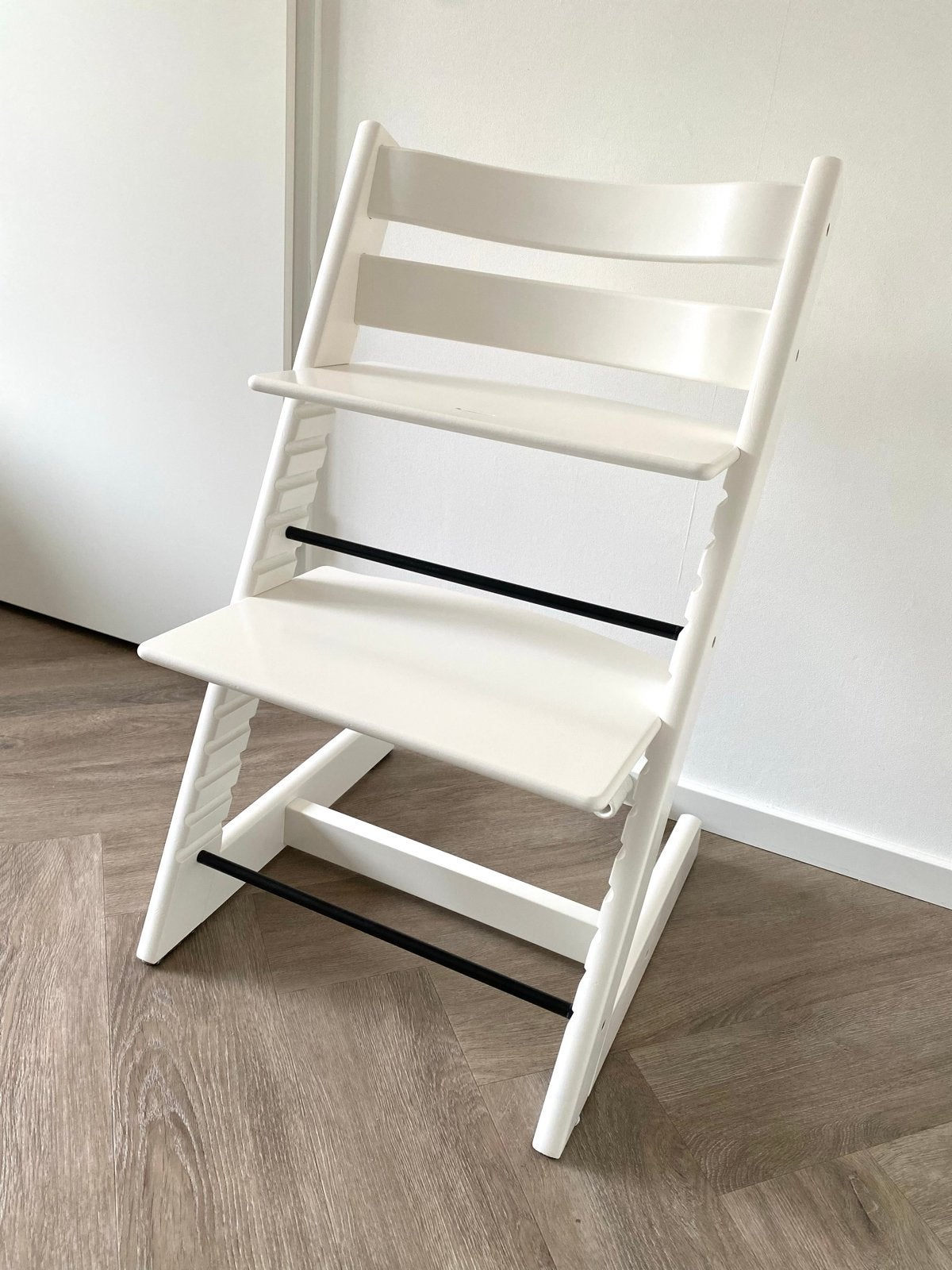 Stokke Tripp Trapp kinderstoel wit, Ophalen, Zo goed als nieuw, Meegroeistoel