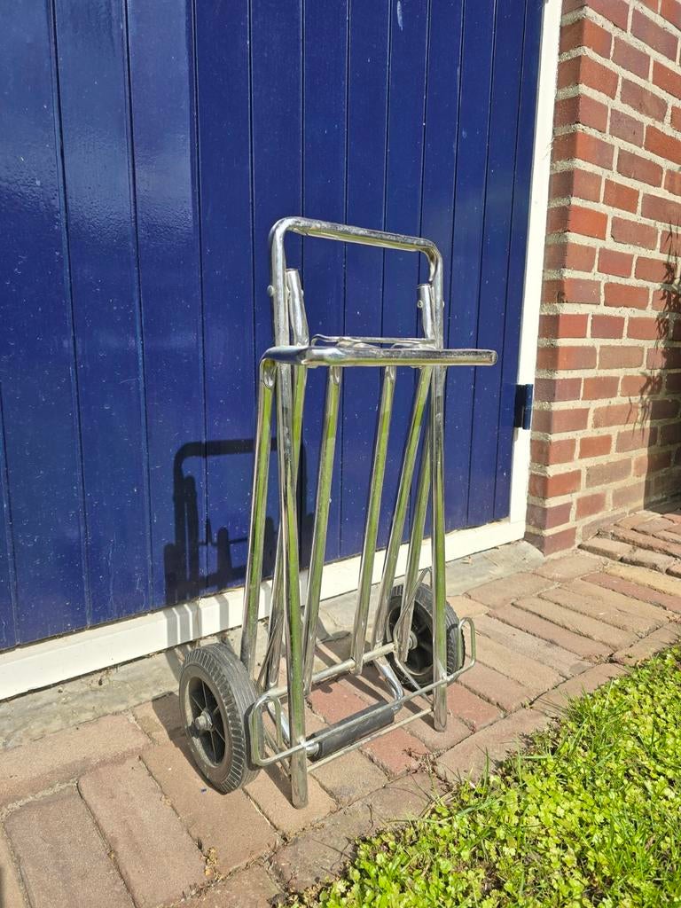 Mooie inklapbare steekwagen, 60 tot 80 liter, Ophalen of Verzenden, Zo goed als nieuw, Steekwagen