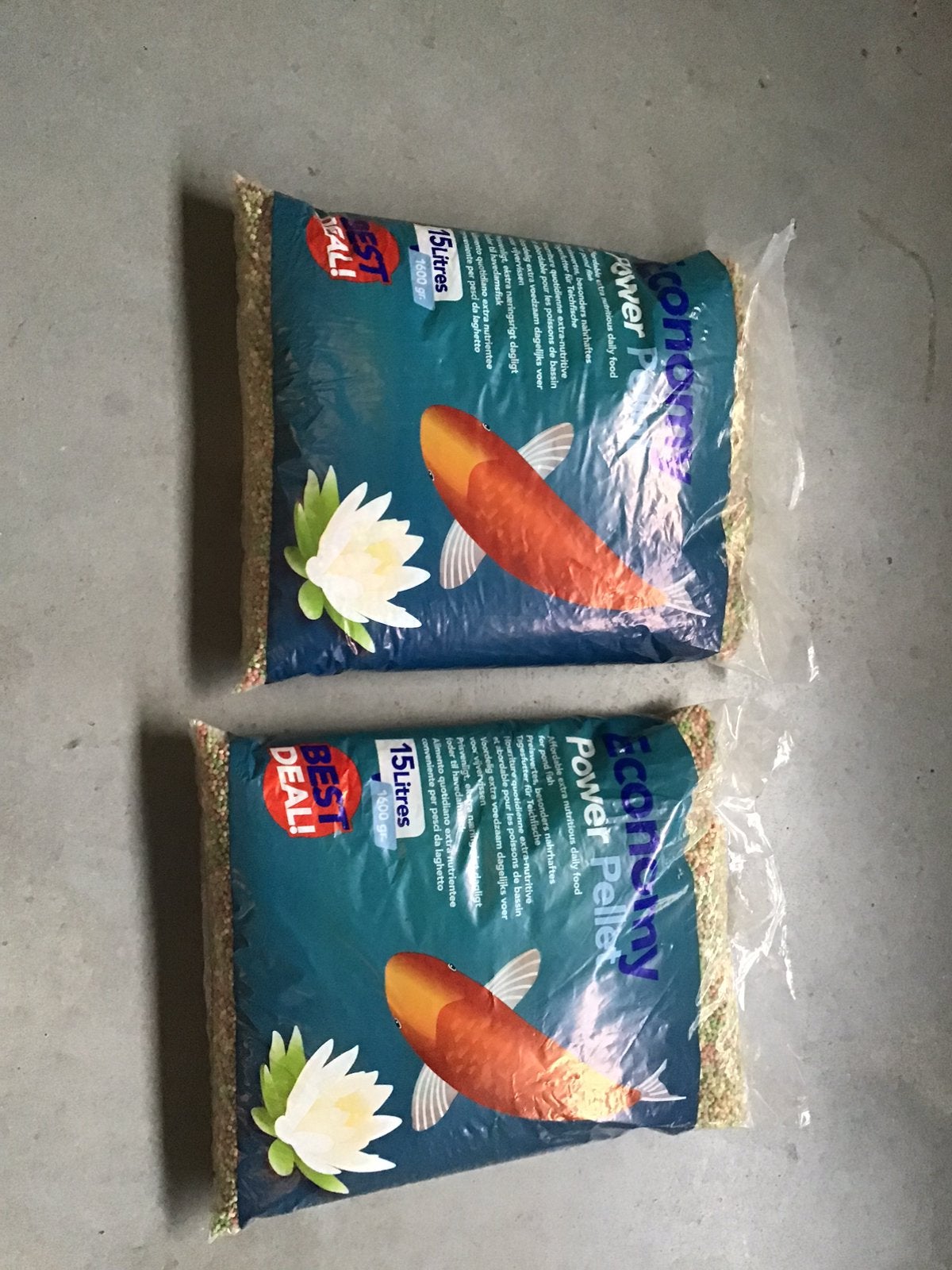 Visvoer voor vijver 15 liter, Karper of Koi