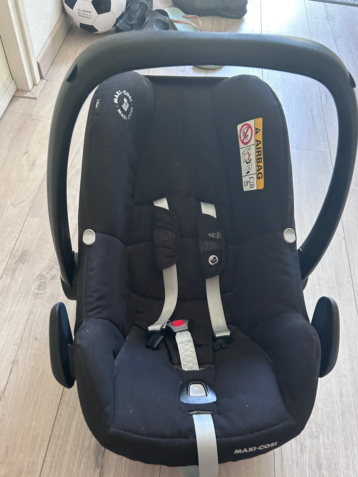 Autostoel MaxiCosi voor baby met isofix, Ophalen, Gebruikt, Zijbescherming, Isofix