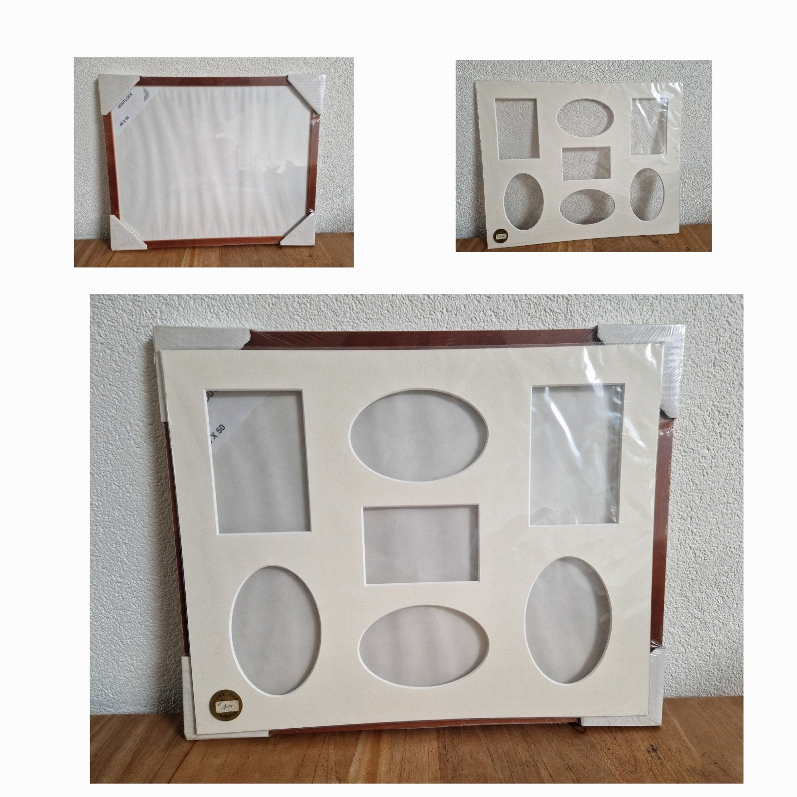 nieuwe houten lijst incl passepartout en glas, Ophalen, Nieuw