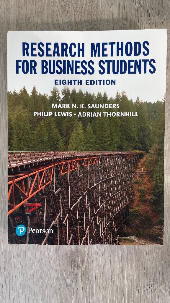 Research Methods for Business Students, Boeken, Studieboeken en Cursussen, Ophalen of Verzenden, Beta, Zo goed als nieuw, WO