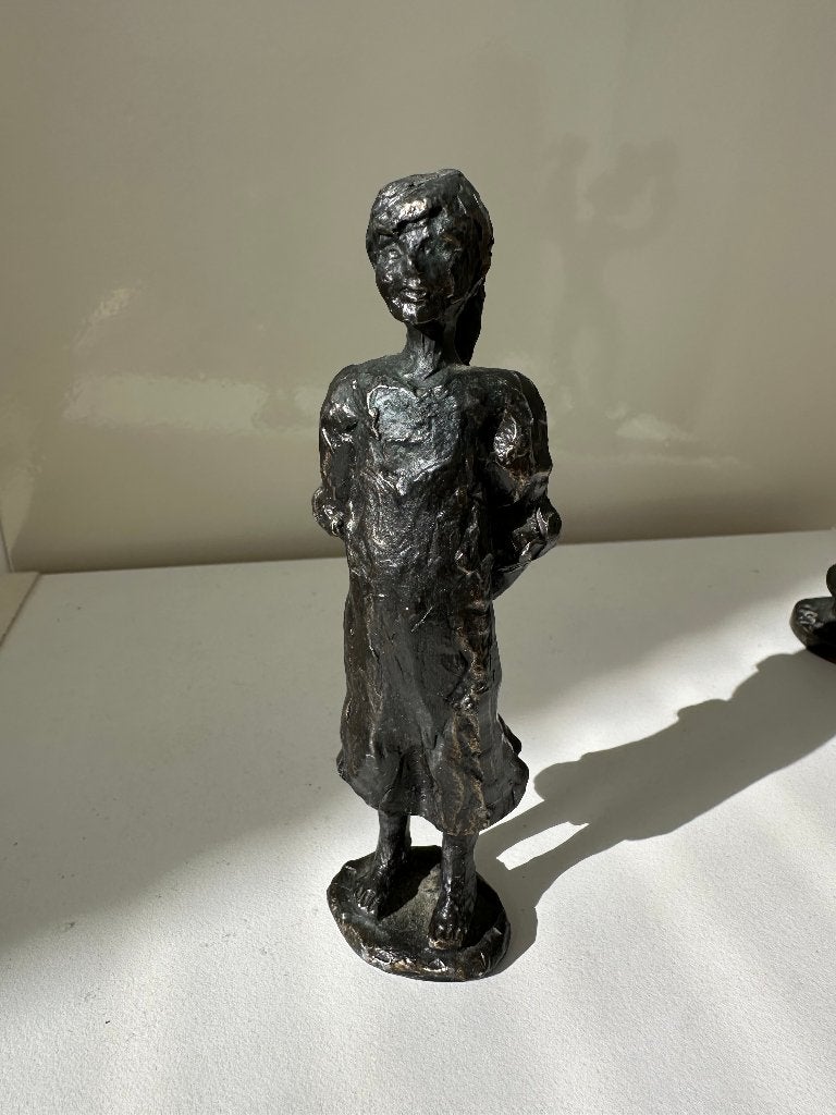 bronzen beeldjes Corry Ammerlaan, Ophalen of Verzenden, Gebruikt, Mens