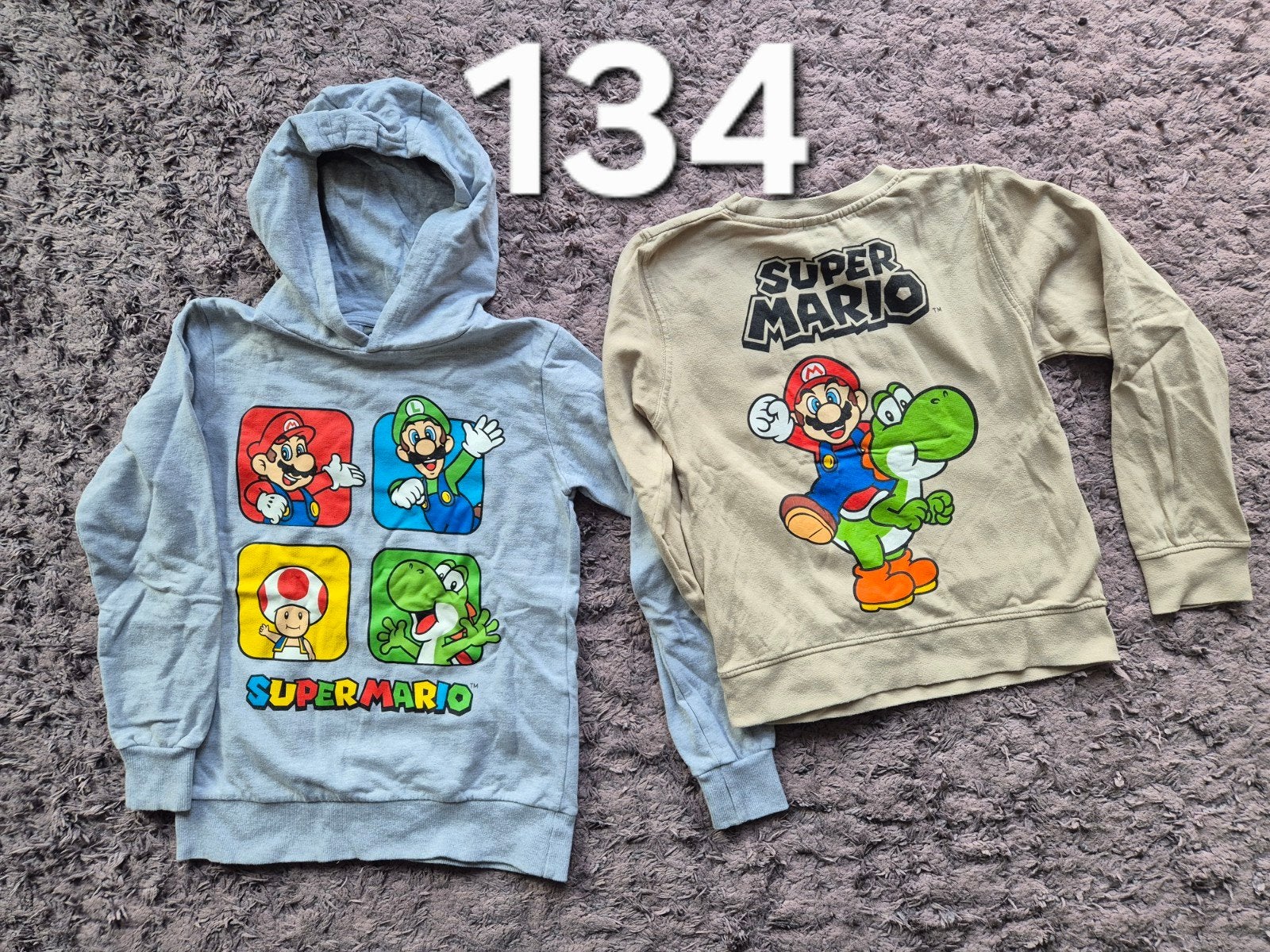 Mario set maat 134, Ophalen, Zo goed als nieuw, Jongen, Setje