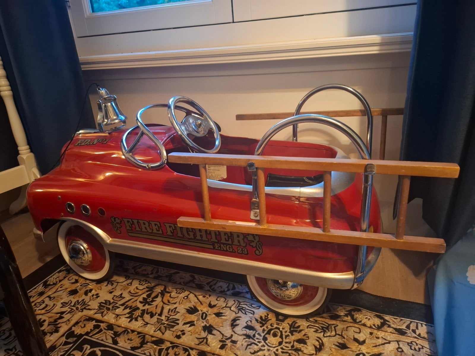 vintage brandweer trap auto, Ophalen, Gebruikt