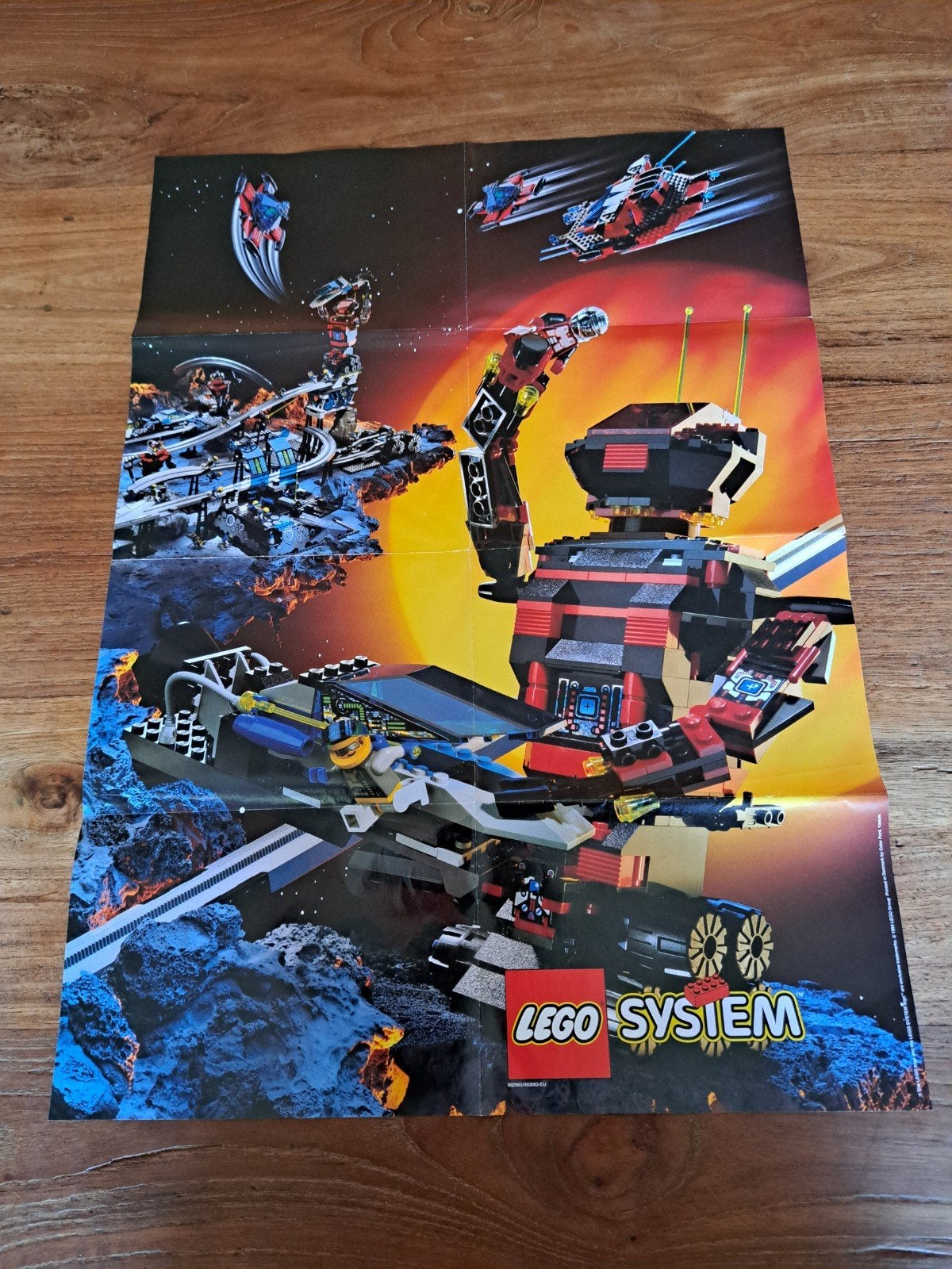 Lego Space "Invasion of the Planet Spyrius" poster (1994), Ophalen of Verzenden