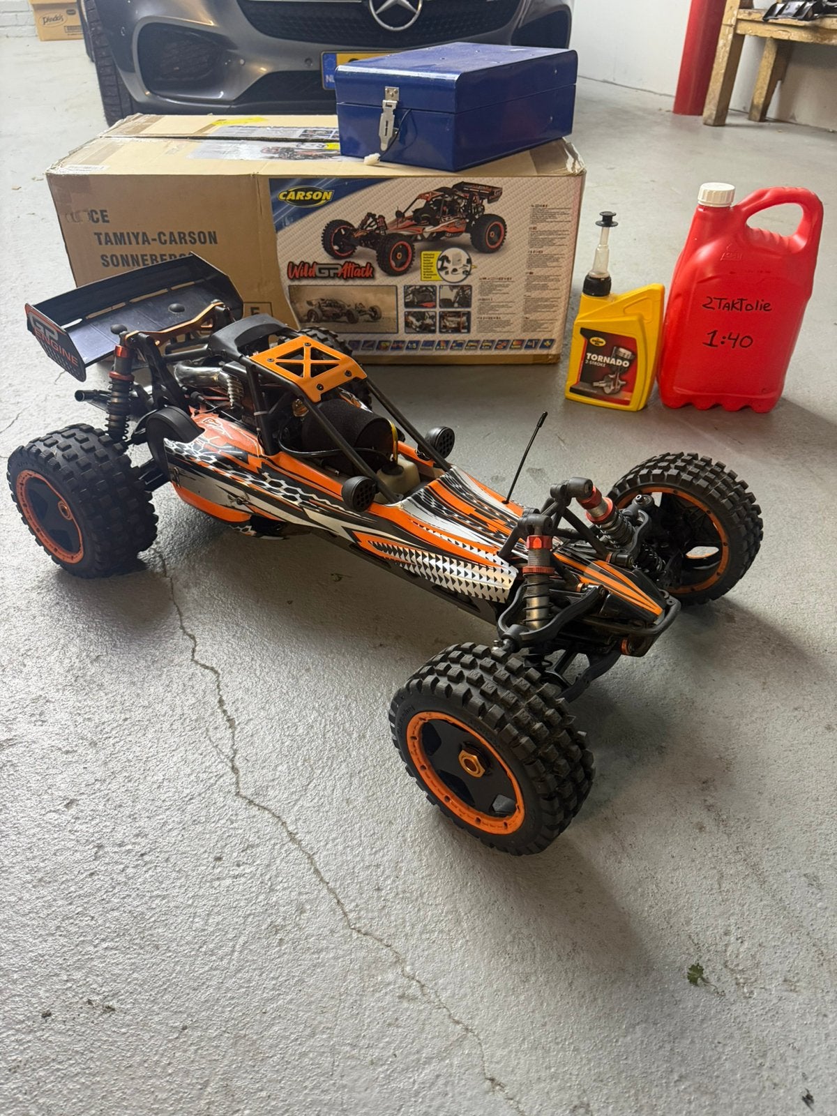 HPI Tamiya Carson Baja 5B, Ophalen of Verzenden, Zo goed als nieuw