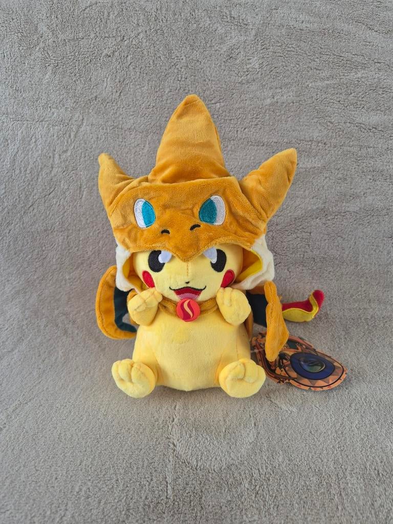 Pokemon Knuffel Pikachu Charizard Cosplay - NEW, Geel, Overige typen, Nieuw, Ophalen of Verzenden