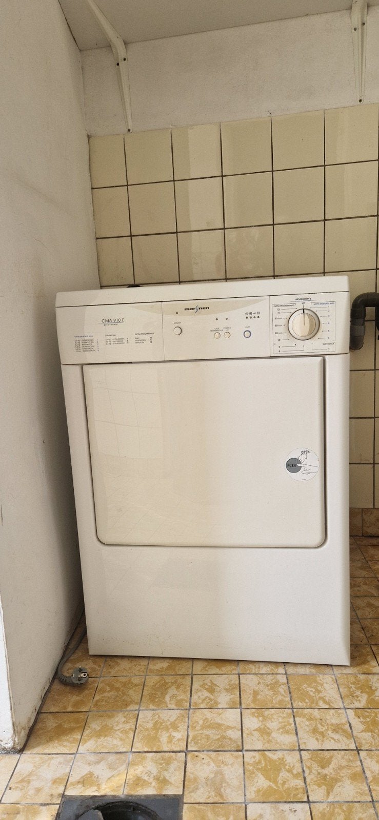 Marijnen CMA 910 E Luchtafvoerdroger - Goede staat, Witgoed en Apparatuur, Ophalen, Gebruikt, Luchtafvoer, 4 tot 6 kg