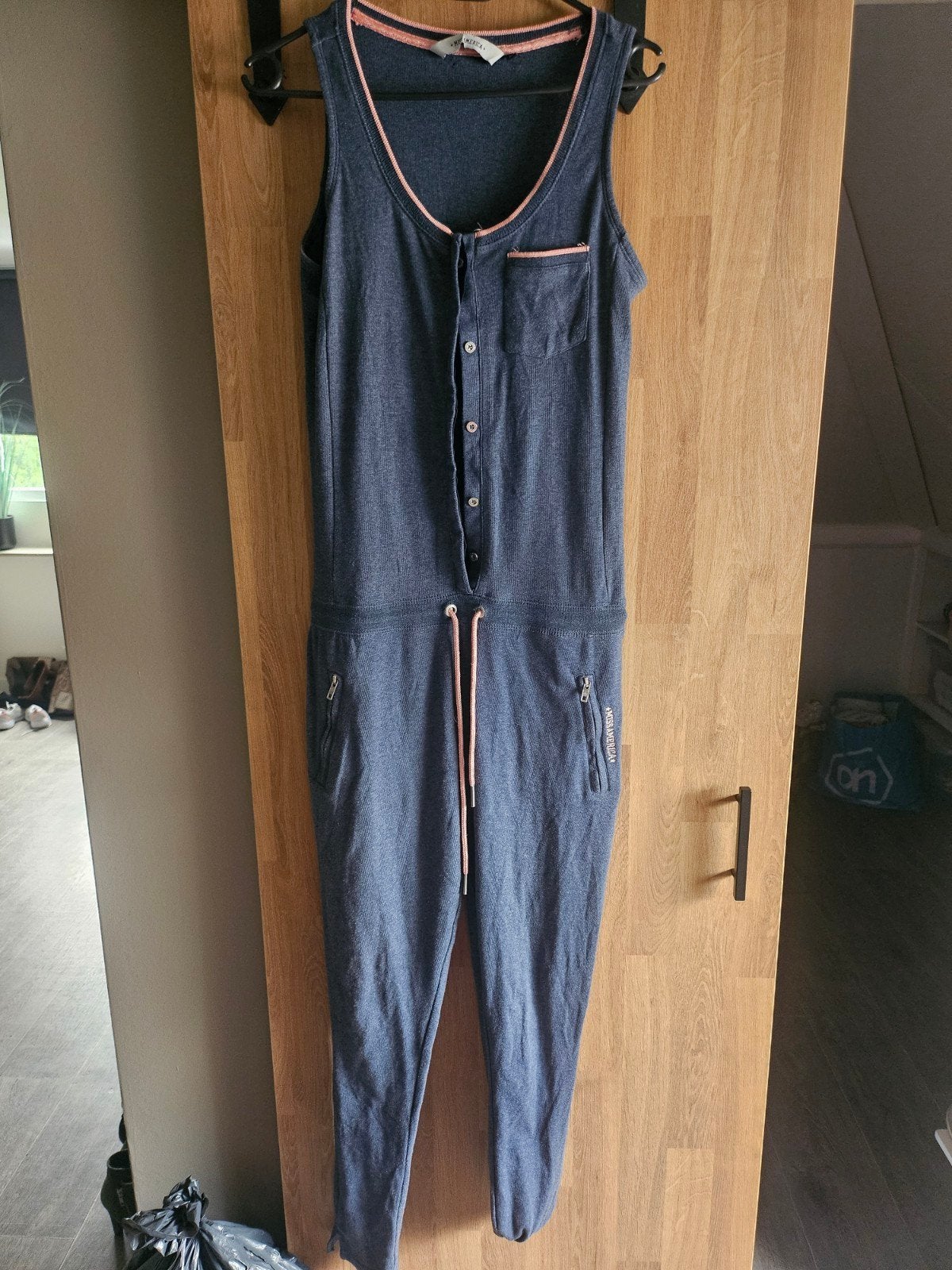 Miss America Jumpsuit XS - Zo goed als nieuw, Kleding | Dames, Blauw, Ophalen of Verzenden, Zo goed als nieuw, Miss America
