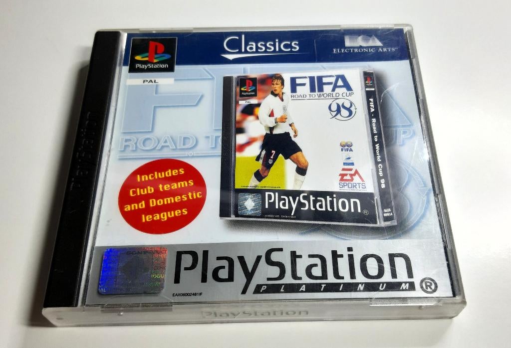 FIFA 98 Playstation 1 Ps1, Spelcomputers en Games, Ophalen of Verzenden, Zo goed als nieuw, Sport, 3 spelers of meer