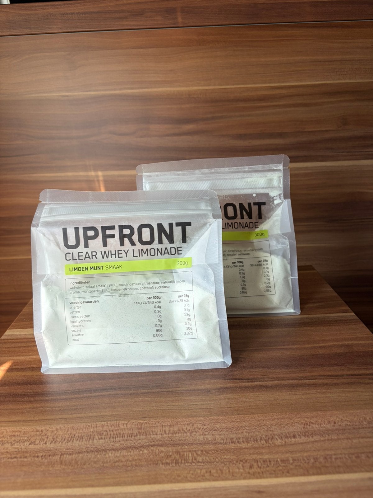 Upfront Clear Whey Limonade Limoen Munt Zak (300 gram), Ophalen, Nieuw, Poeder of Drank