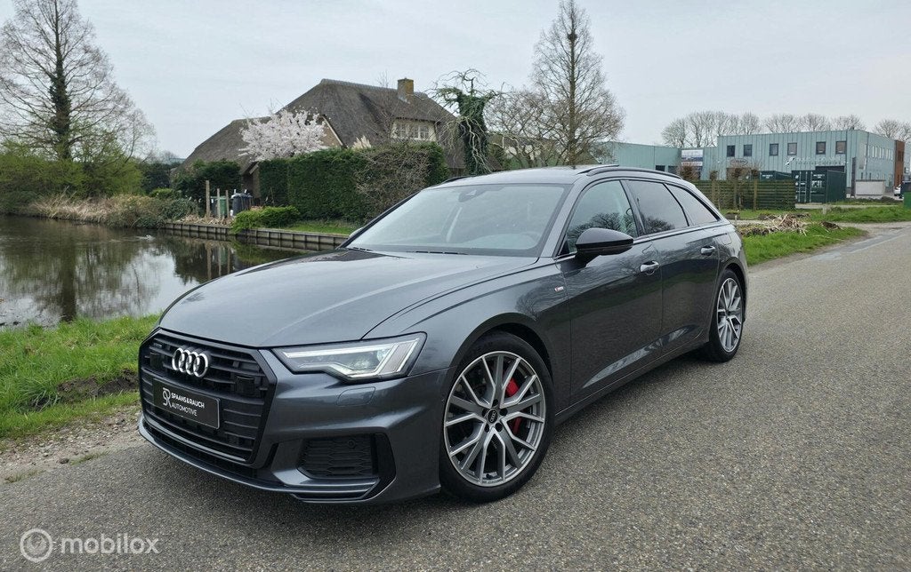Audi A6 55 TFSIe quattro Pro Line S / Pano / Matrix / B&O, Auto's, Audi, Automaat, Gebruikt, Zwart, 4 cilinders
