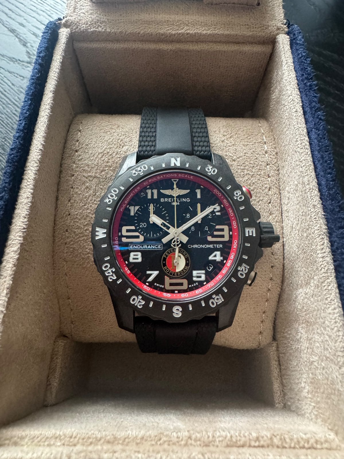 Breitling feyenoord horloge, Sieraden, Tassen en Uiterlijk, Breitling, Polshorloge, Nieuw, Ophalen of Verzenden
