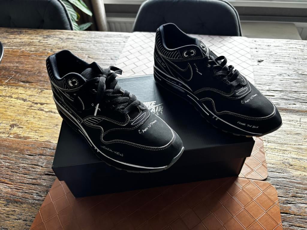 AM1 sketch to shelf black, Kleding | Heren, Schoenen, Ophalen of Verzenden, Nieuw, Zwart