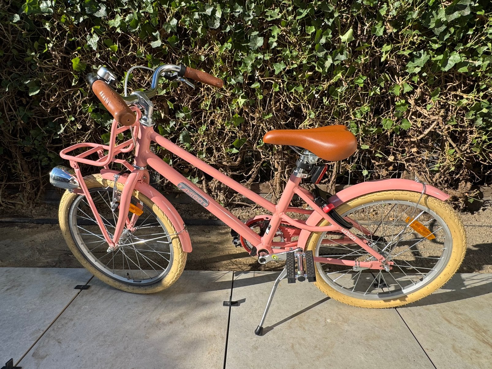 Meisjesfiets 20 inch, Ophalen, Terugtraprem, 20 inch, Handrem