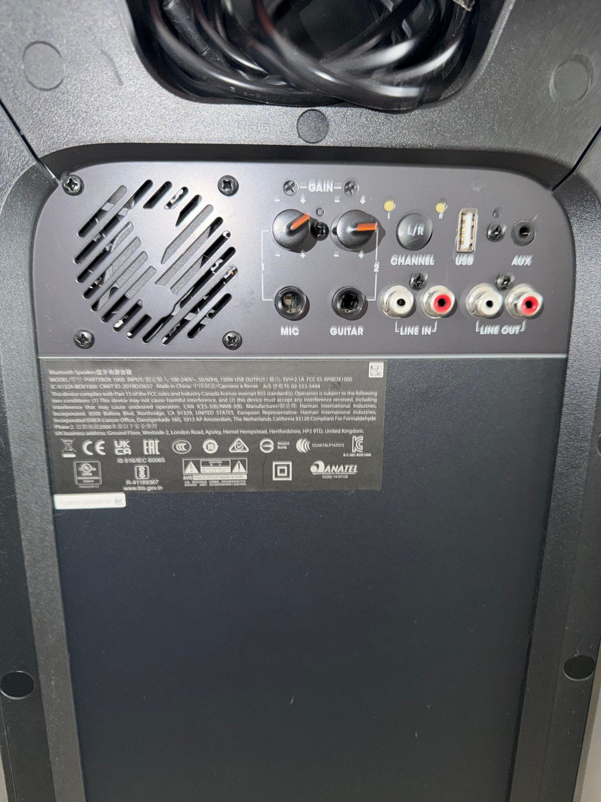 Foto 4 van JBL PartyBox 1000- Krachtige Party Speaker met Lichteffecten