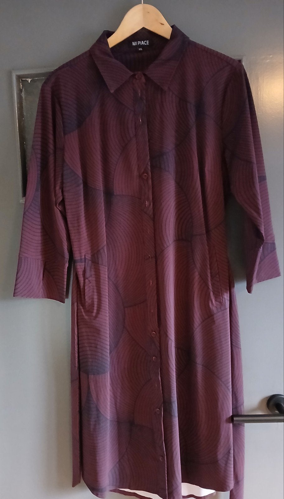 Mi Piace travelstof jurk nieuw maat XXL, Blauw, Maat 46/48 (XL) of groter, Nieuw, Ophalen of Verzenden