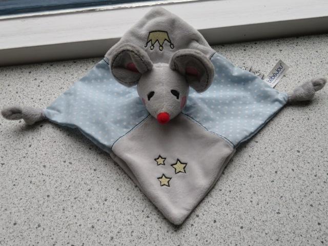 Knuffeldoek muis of muisje merk Tiamo Collection BébéJou, Overige typen, Ophalen of Verzenden, Zo goed als nieuw, Wasbaar