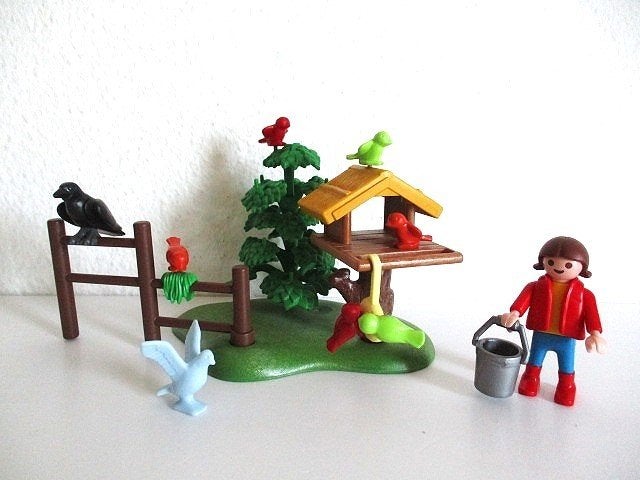 playmobil vogel voederhuisje 4203, Complete set, Overige typen, Ophalen of Verzenden, Zo goed als nieuw
