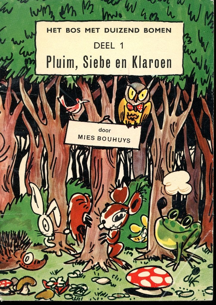 Het bos met duizend bomen - Deel 1 & 2 - Mies Bouhuys - 1960, Gelezen, Fictie algemeen, Mies Bouhuys, Ophalen of Verzenden