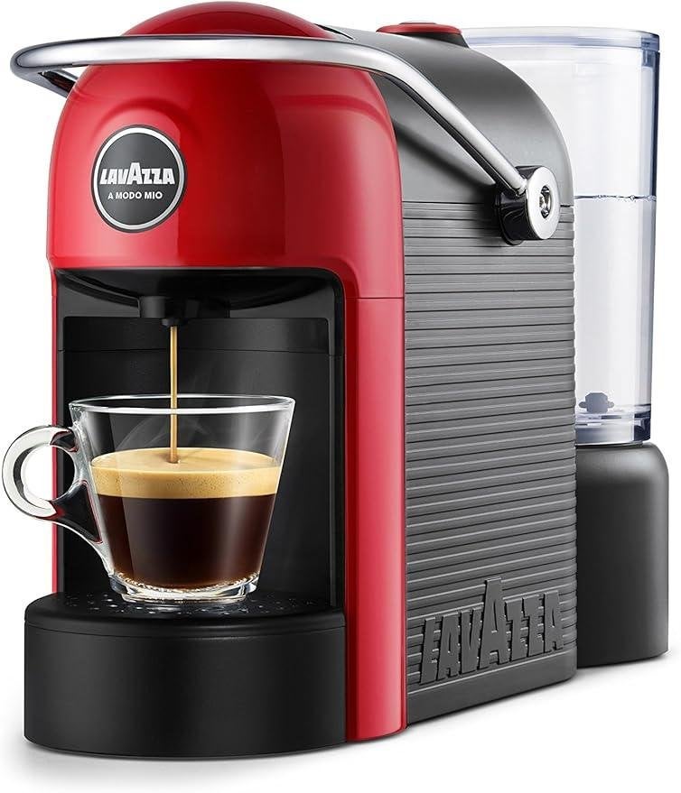Lavazza A Modo Mio - Koffiecupmachine - Rood, Ophalen of Verzenden, Koffiepads en cups, Afneembaar waterreservoir, Koffiemachine