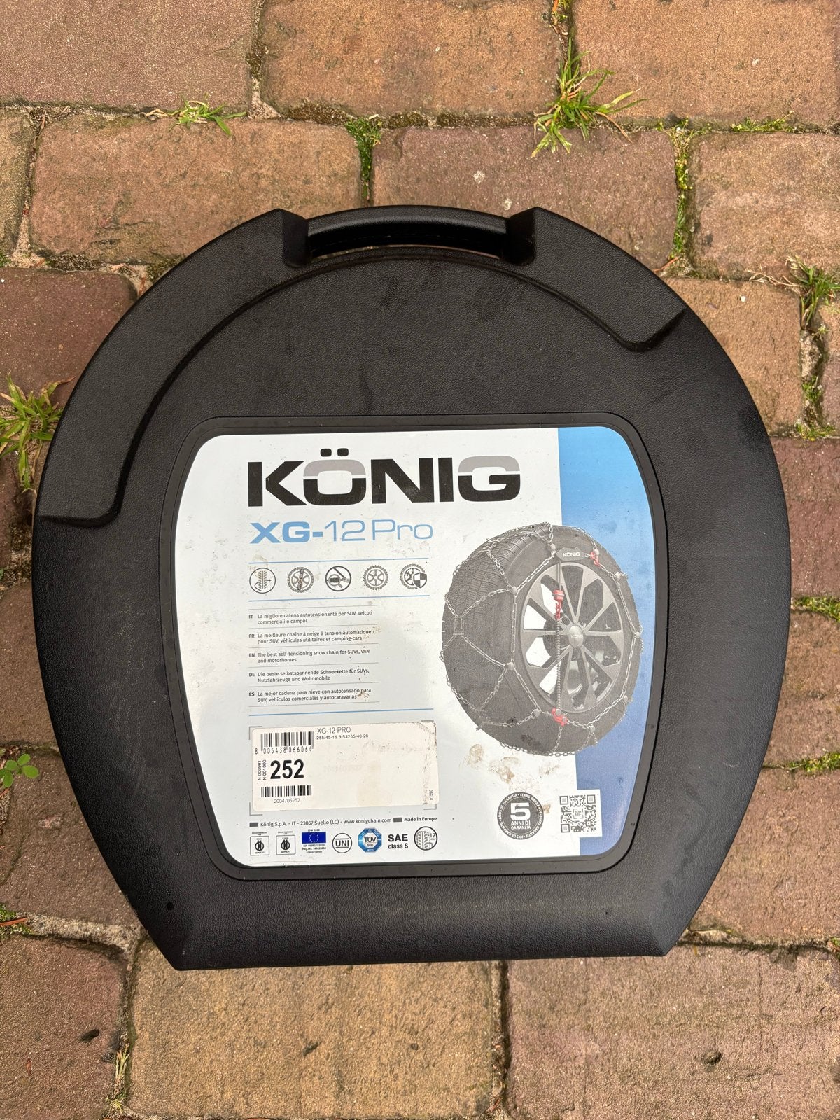 König XG-12 Pro Sneeuwkettingen - 255/45-19, 255/40-20, Ophalen, Gebruikt