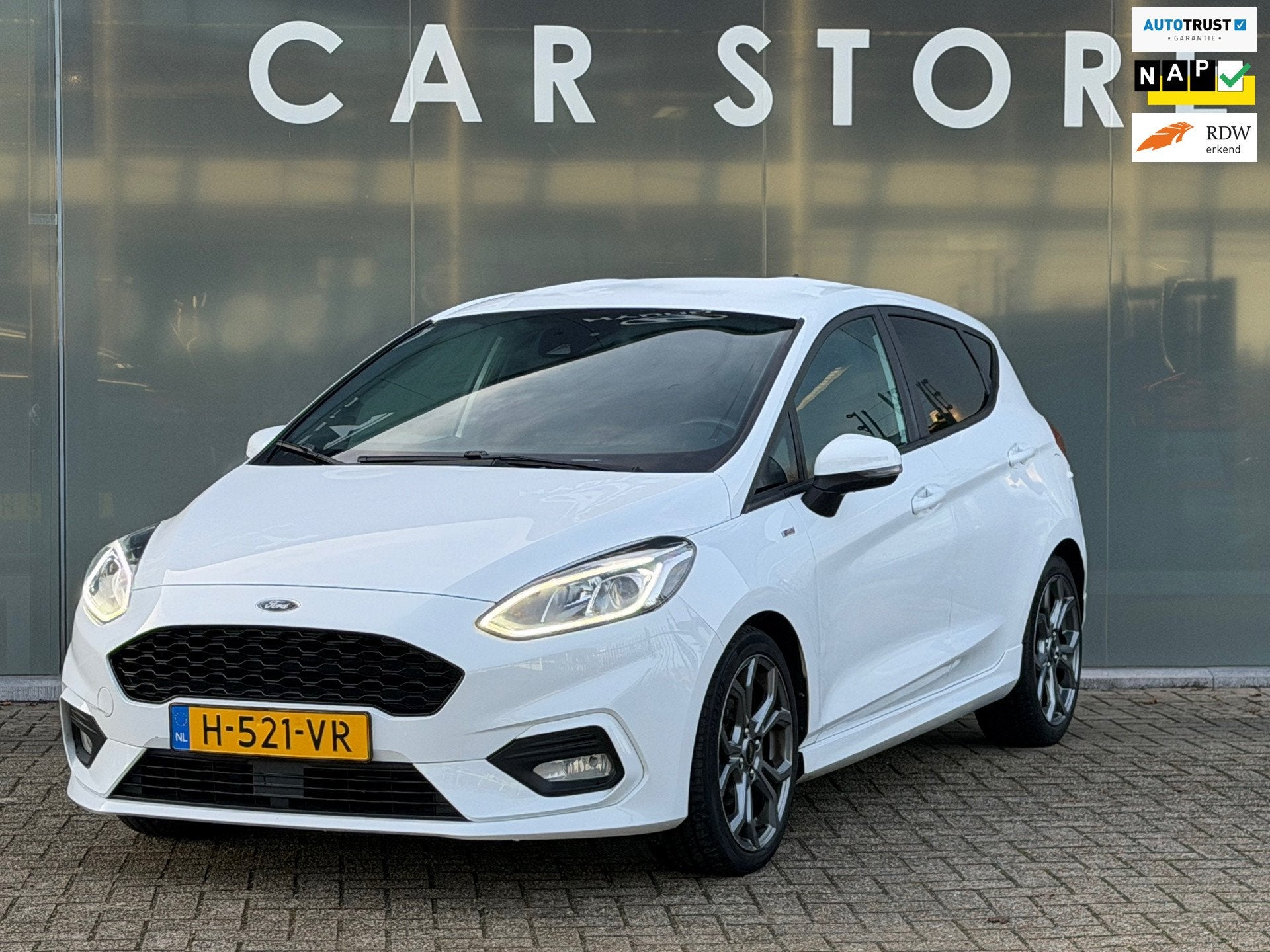 Ford Fiesta 1.0 EcoBoost ST-Line NL AUTO, Auto's, Ford, Voorwielaandrijving, Stof, Gebruikt, 1064 kg