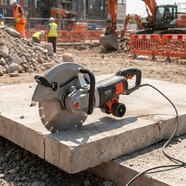Betonzaag 2800Watt Incl. Zaagblad PRO - SPHS355, 70 mm of meer, Overige typen, Nieuw, Ophalen of Verzenden