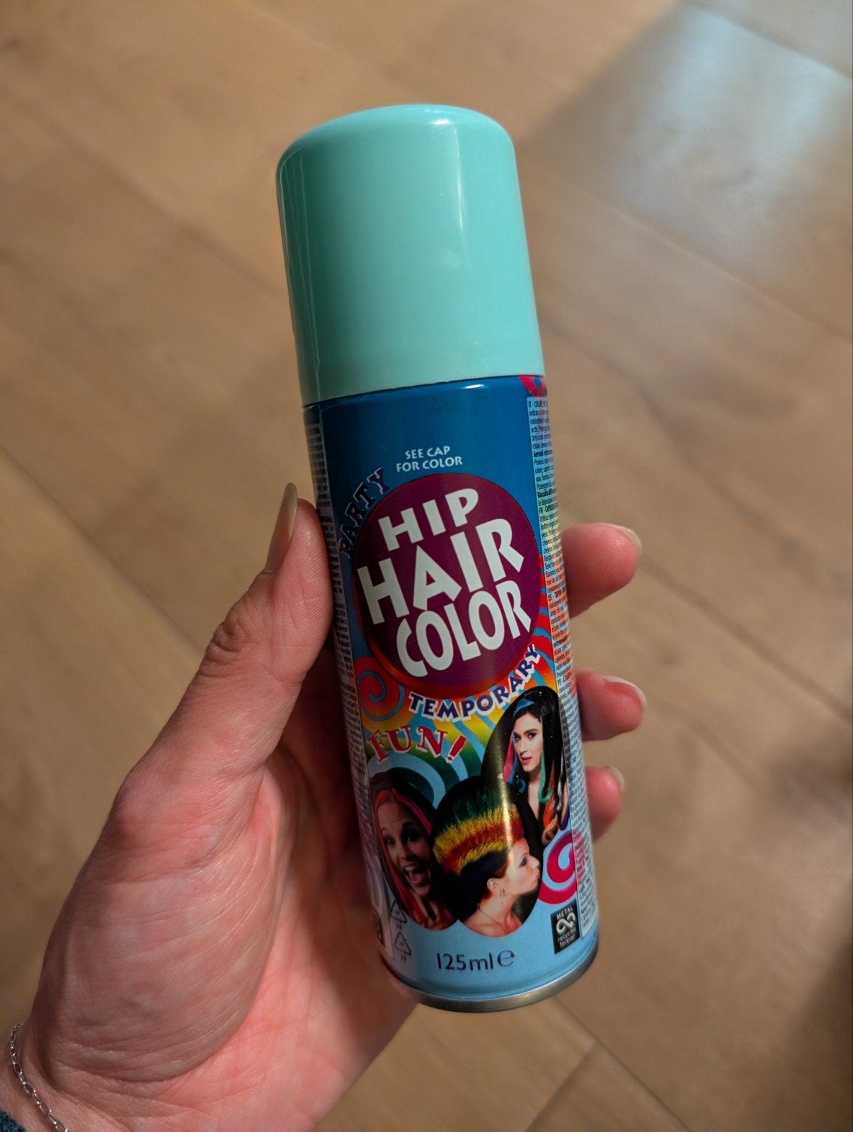 haarkleur spray carnaval mintgroen, Ophalen, Gehele gezicht