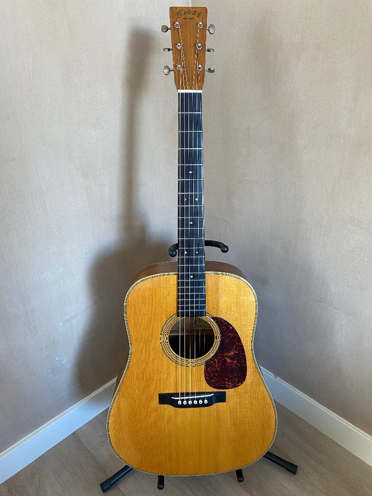 Martin D28 GE Brazilian/adirondack, Ophalen, Gebruikt, Western- of Steelstringgitaar, Met koffer