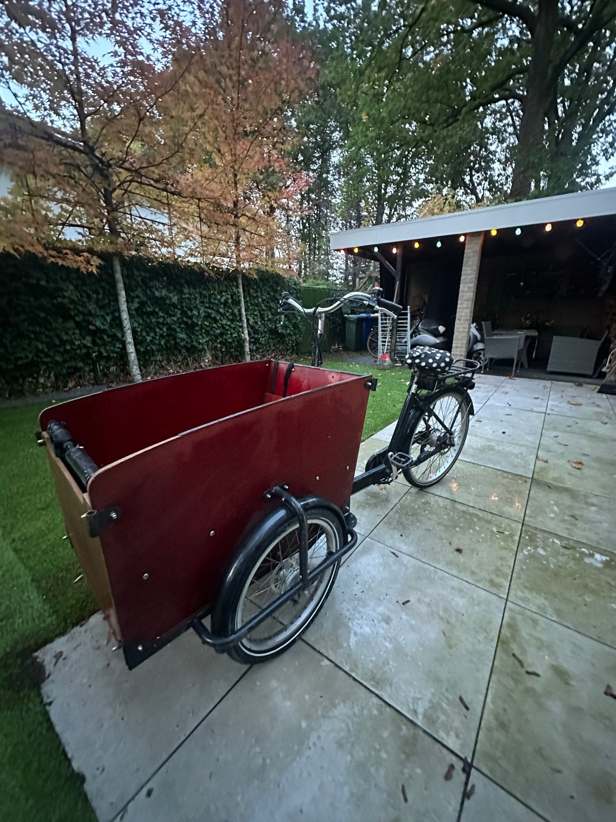 Elektrische Babboe bakfiets met 2 bankjes, Ophalen, Gebruikt, Elektrisch, 2 kinderen