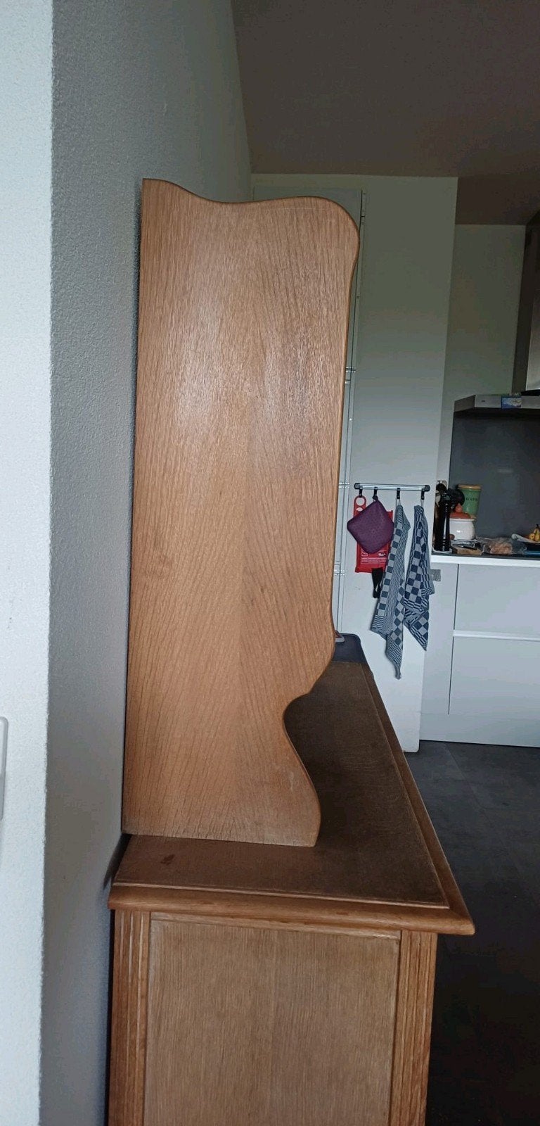 Foto 6 van Prachtige eiken buffetkast / servieskast – Blank eiken