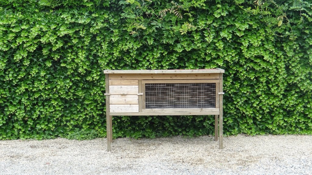 Konijnenhok Ermelo | Duurzame materialen, Dieren en Toebehoren, 110 cm of meer, Nieuw, Ophalen of Verzenden, 90 cm of meer